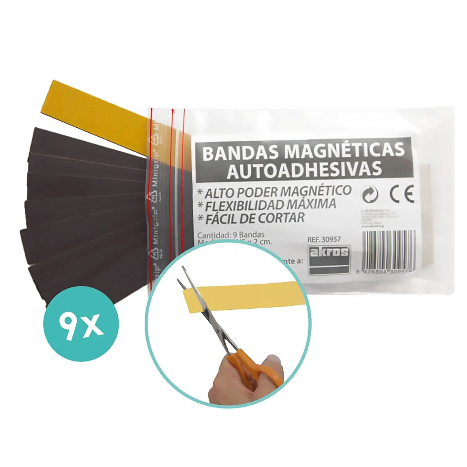 Akros – Banda Magnetica Autoadesiva - II corpo umano
