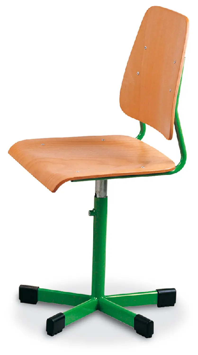 SGABELLO REGOLABILE VERDE - Arredo scuola dell'obbligo