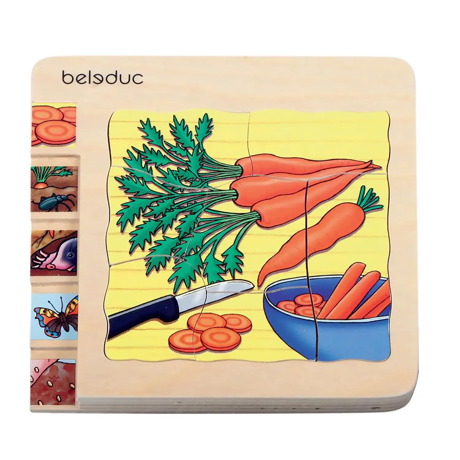 Puzzle a Strati: Dal Seme alla Carota - Puzzle a strati
