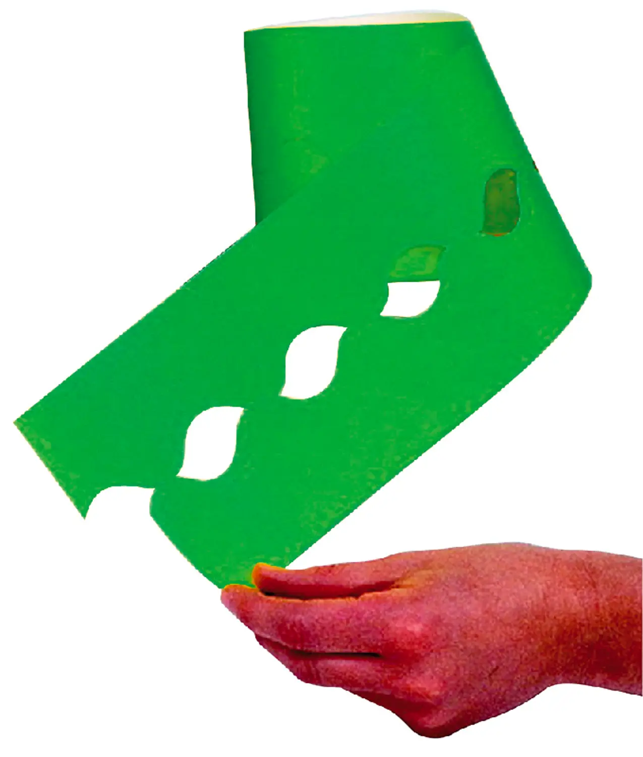 Bordo in Carta a Onde Verde – Rotolo 15 m x 5,7 cm - Carta e cartoncino
