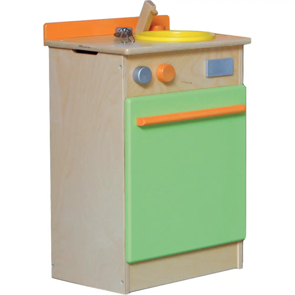 Lavello Green – Lavello Giocattolo in Legno per Bambini dai 3 Anni - Cucine e gioco simbolico