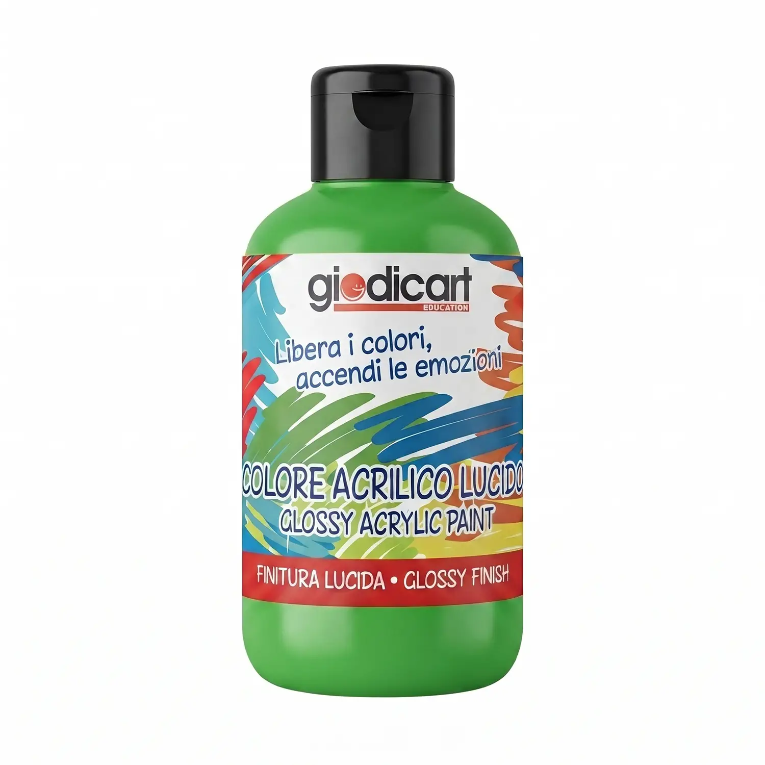 Tempera Acrilica Giodicolor - 500 ml - Verde Chiaro - Tempere
