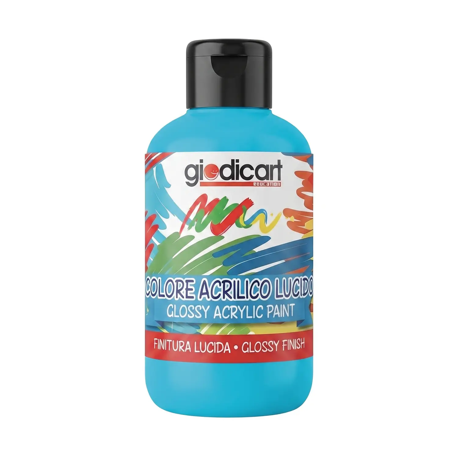 Tempera Acrilica Giodicolor - 500 ml - Ciano - Tempere