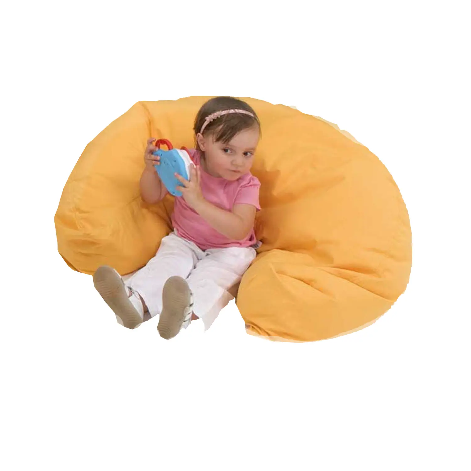 Cuscinone Giodisoft Luna Gialla – 100x25 cm - Cuscini e cuscinoni