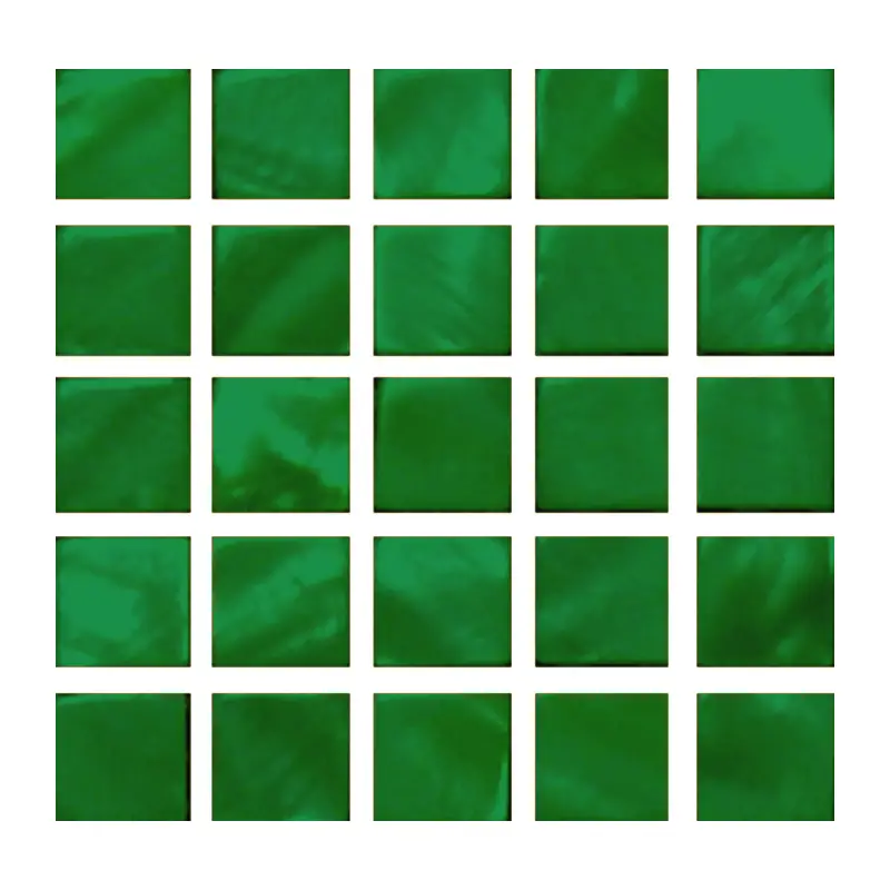 Tessere Mosaico Marmorizzate – Colore Verde - Mosaico e vetro