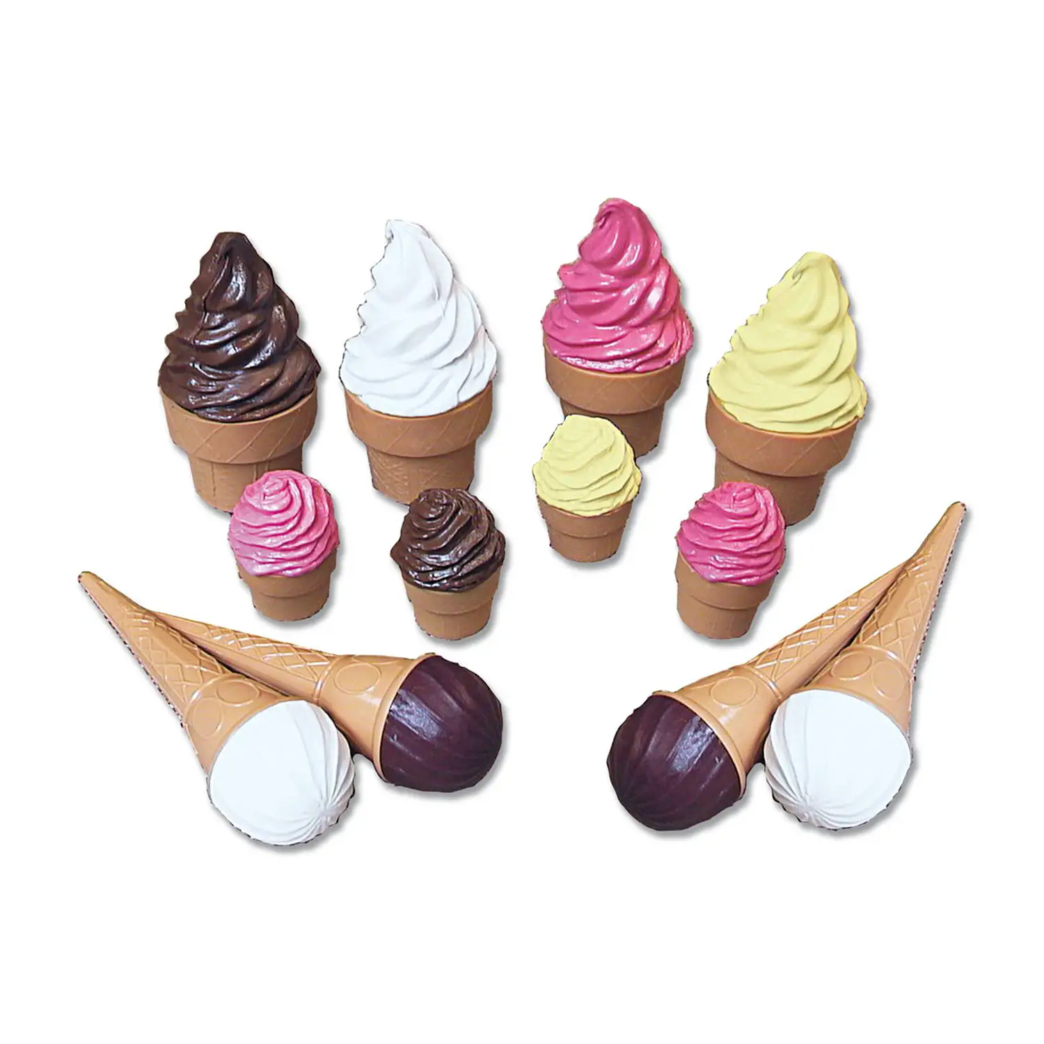 Alimenti in Plastica – Gelati 5 Pezzi - Alimenti, mercatini, stoviglie