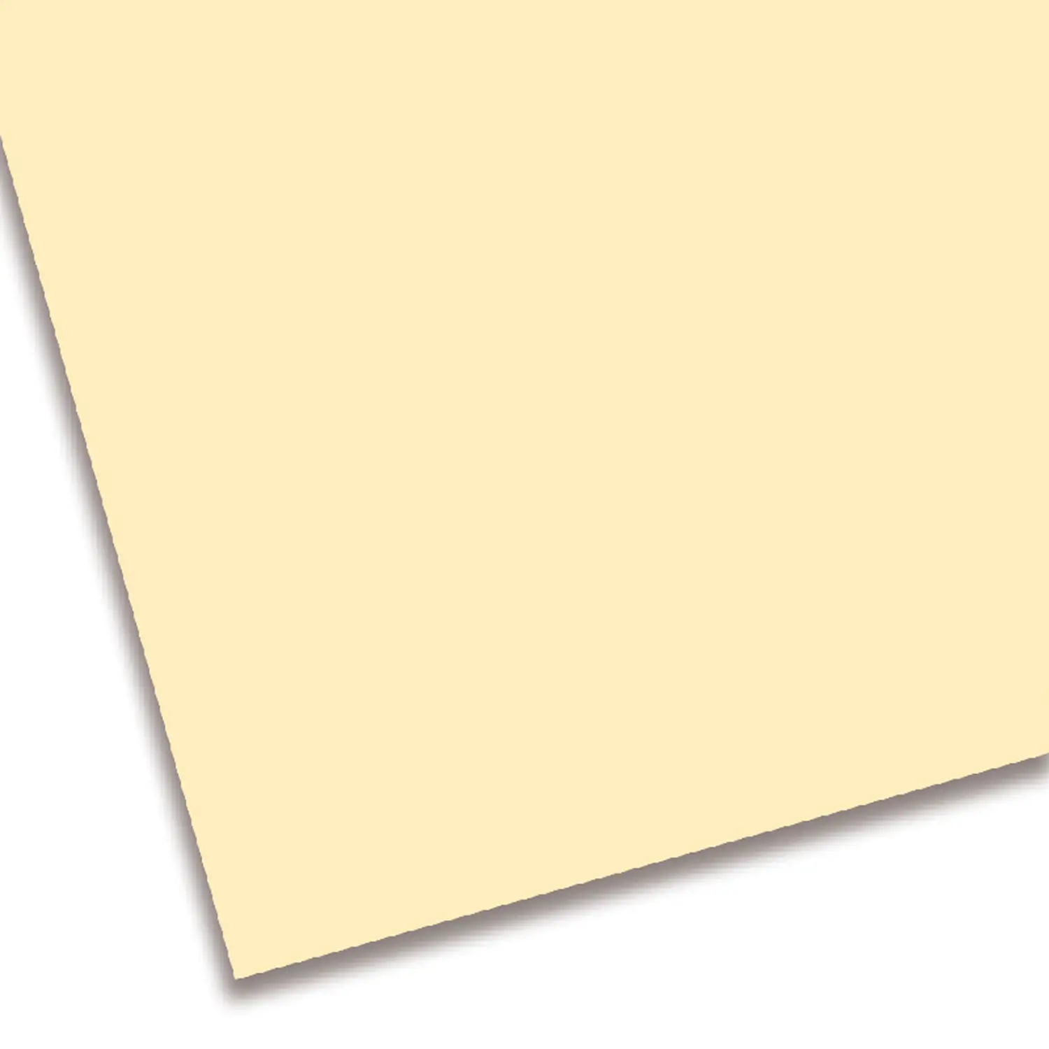 Cartoncino Colorato Premium Liscio cm. 50x70 Panna - Carta e cartoncino