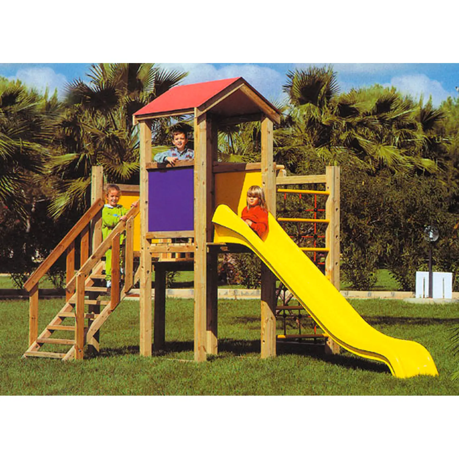 Fortino Multiattività: Spazio di Gioco Completo e Stimolante per Bambini da 3 a 12 Anni - Playgrounds e giostre