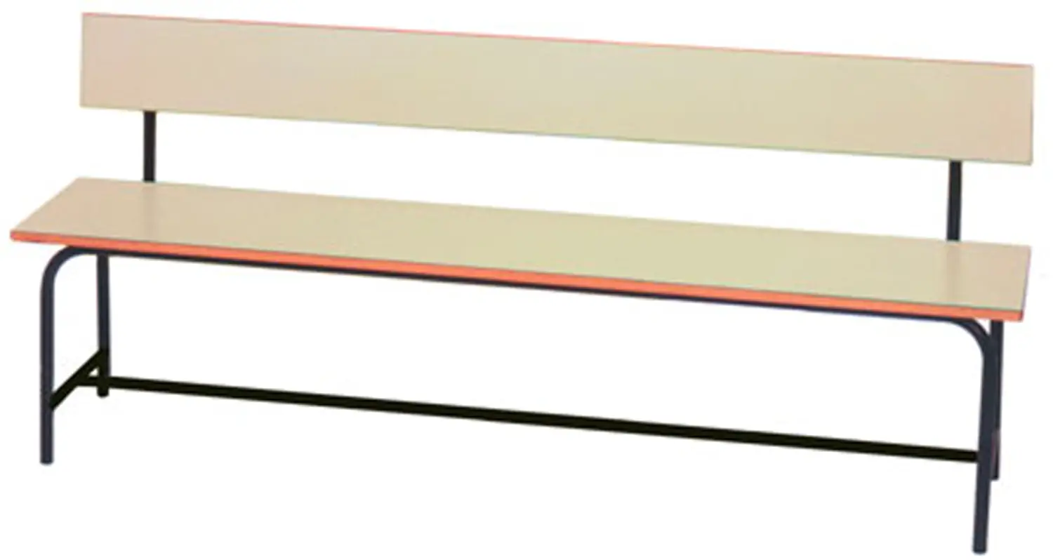 Panca Adulti Con Schienale - 200 Cm. - Arredo scuola dell'obbligo