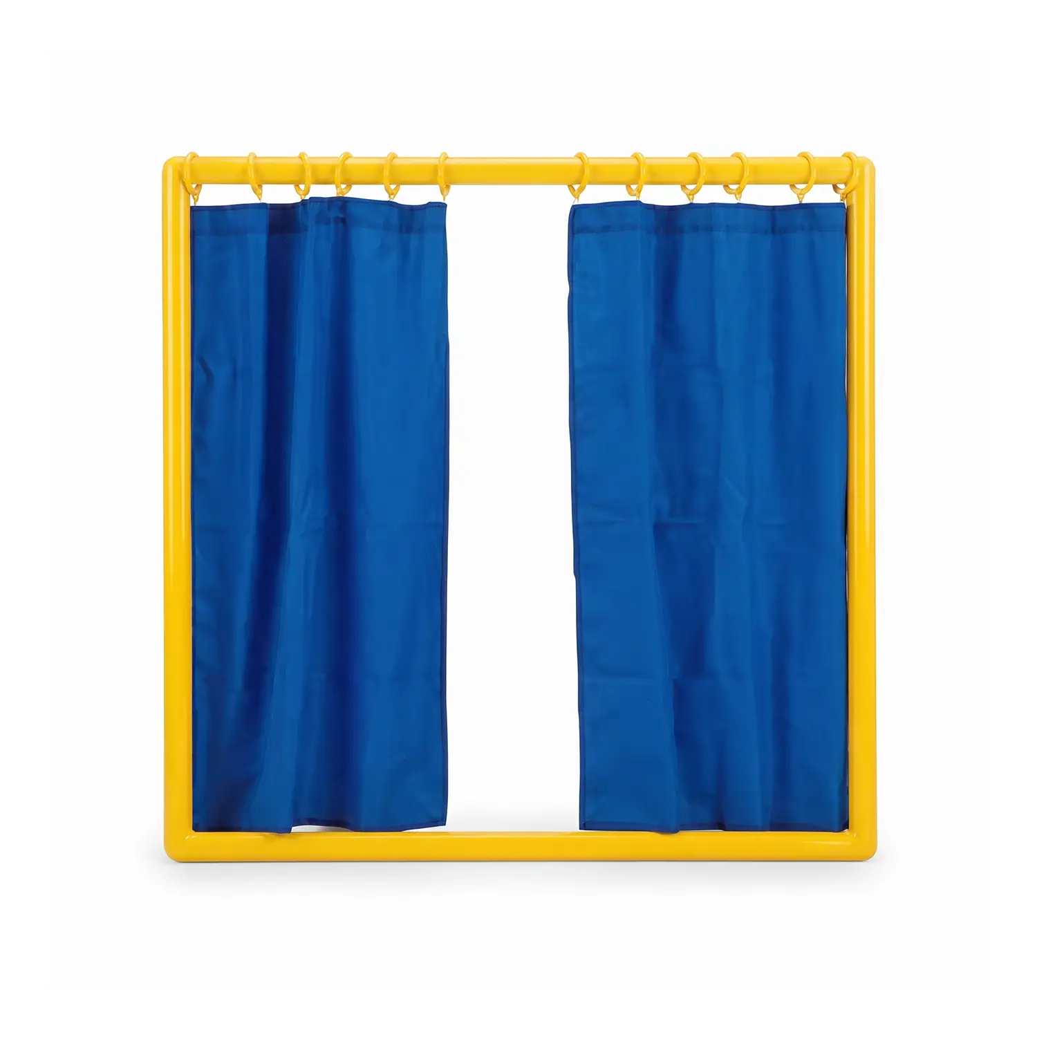 Divisorio Multiuso Basso con Tenda – Pannello Modulare per Scuole - Divisori e staccionate