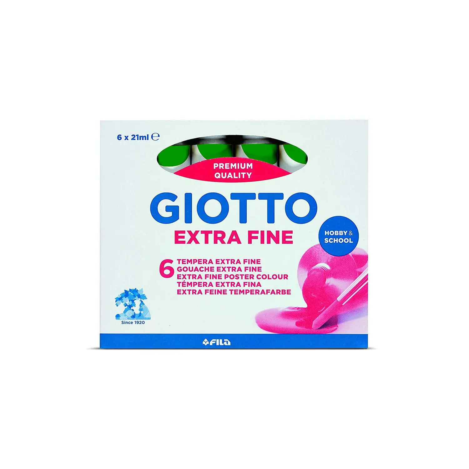 Tempera Giotto 21ml Verde Brillante - Tempere