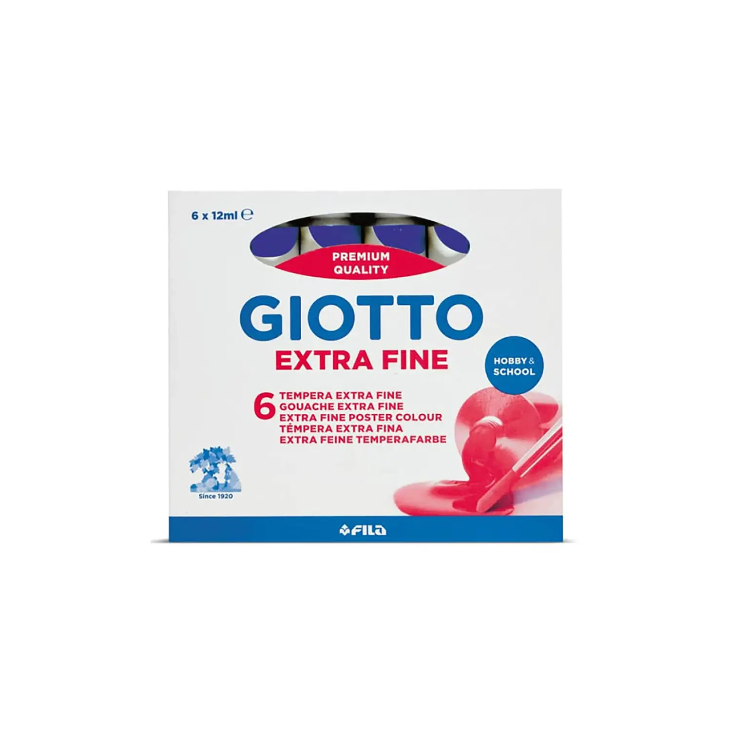 Tempera Giotto Tubetto 12 ml - Blu Oltremare - Tempere