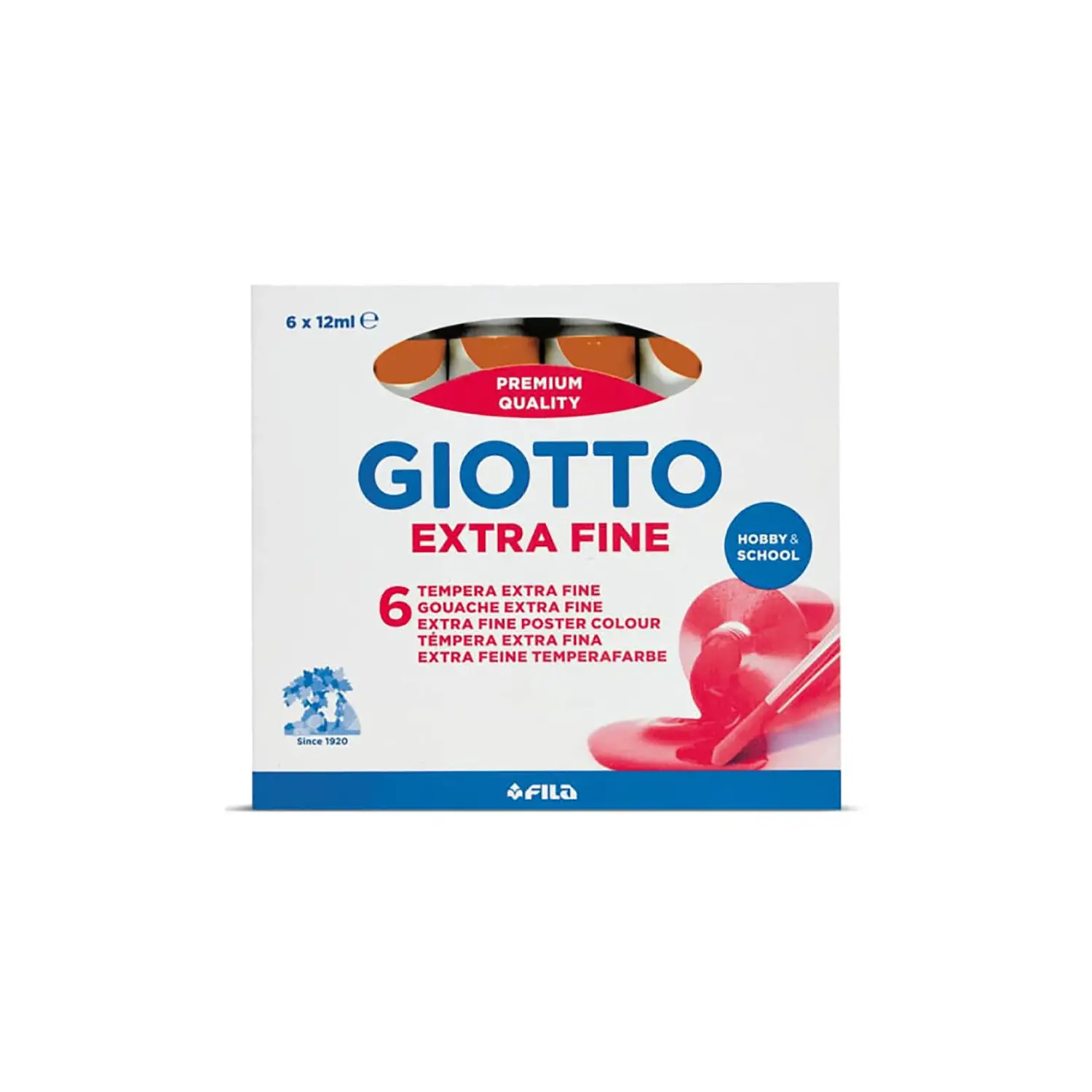 Tempera Giotto Tubetto 12 ml - Siena Naturale - Tempere