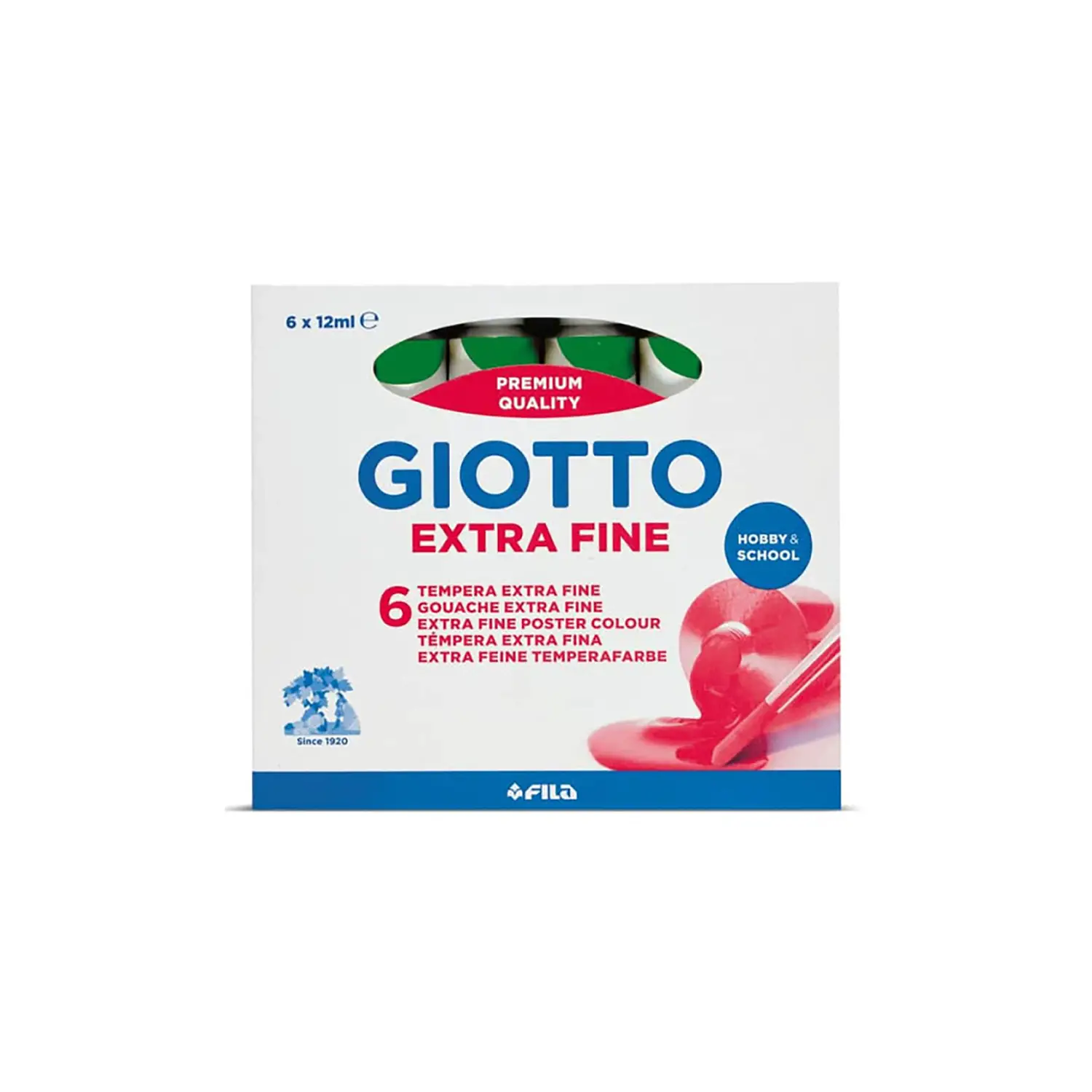 Tempera Giotto Tubetto 12 ml - Verde - Tempere