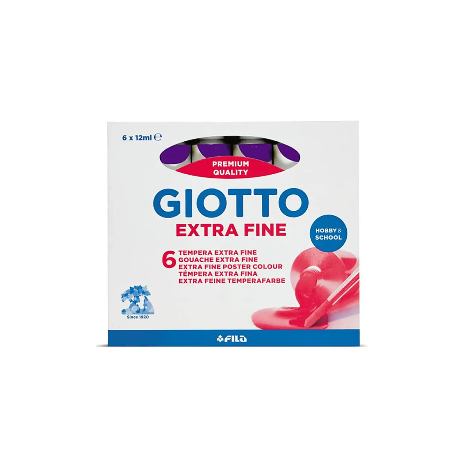 Tempera Giotto Tubetto 12 ml - Violetto - Tempere