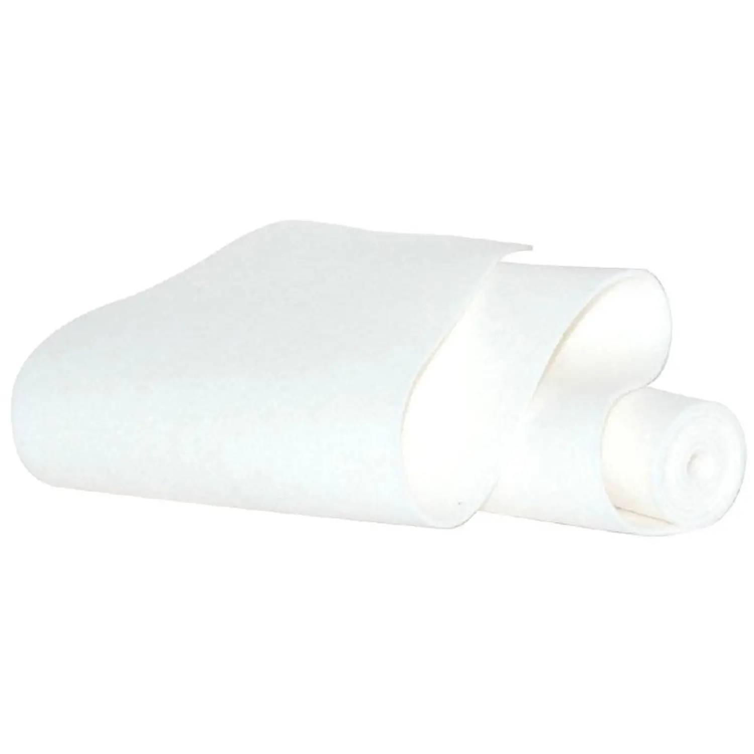 Panno Lenci in Rotolo 45 cm x 5 m - Bianco - Tessuti e stoffe