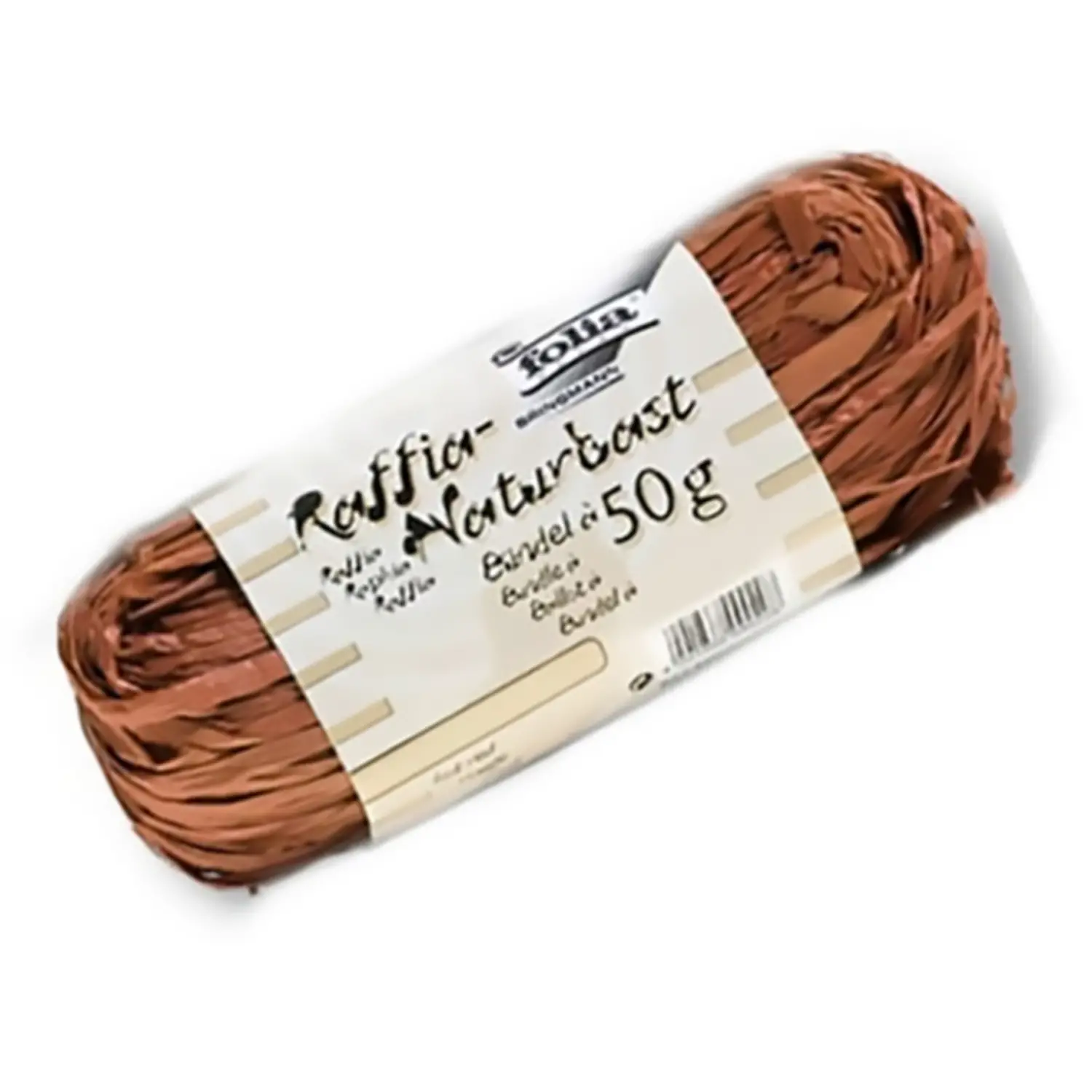 Raffia Vegetale Marrone – Matassina 50 gr - Rafia, nastri e cordoncini