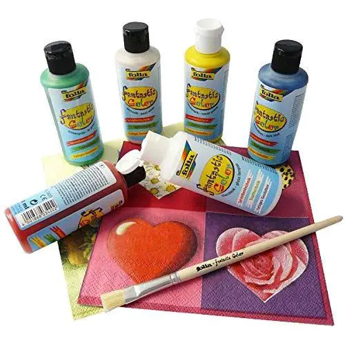 Fantastic Set Decoupage – Kit Completo per Hobby Creativi - Carta e cartoncino