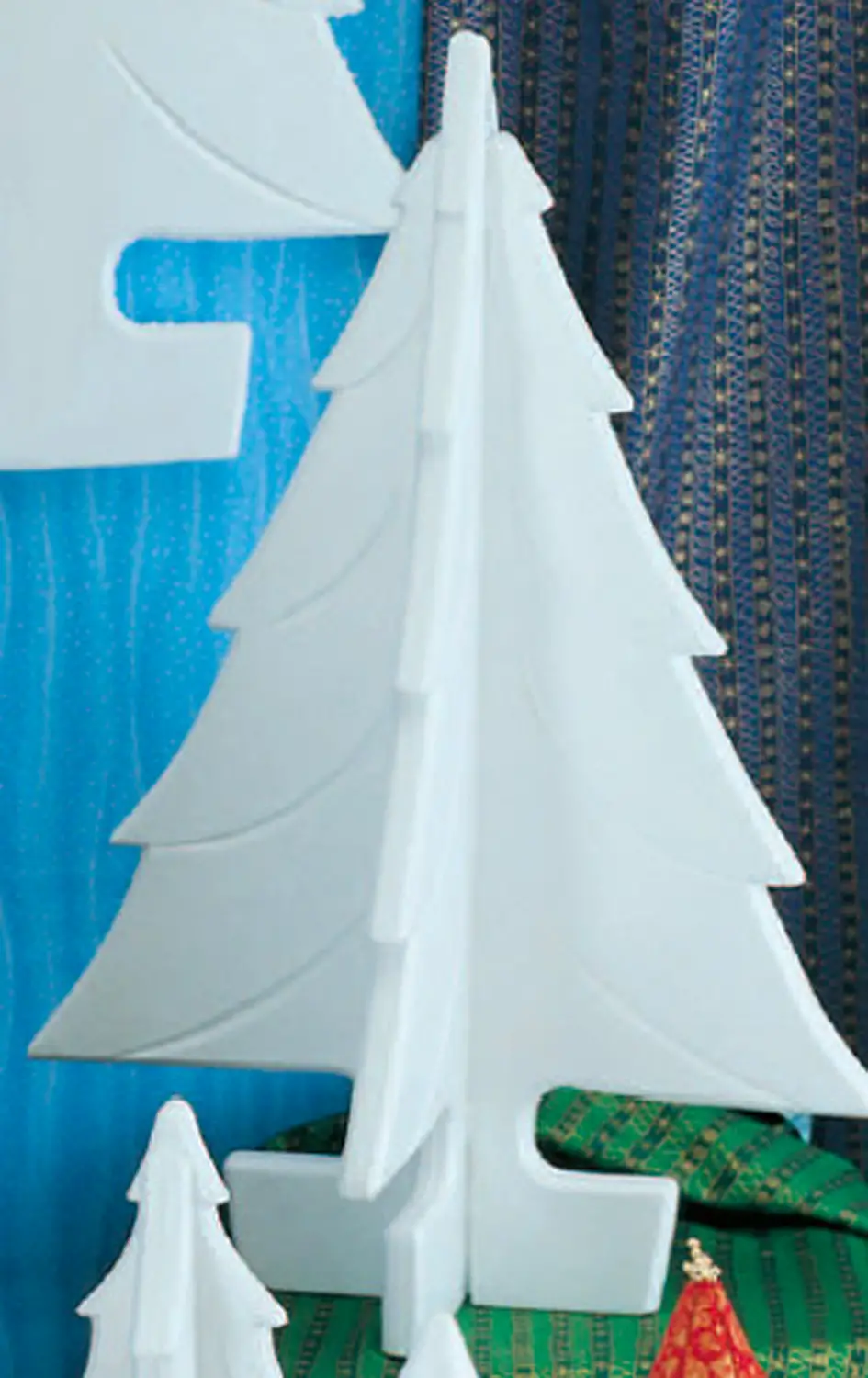 Polistirolo Albero Natale cm. 40 - Cellulosa Plastica Polistirolo