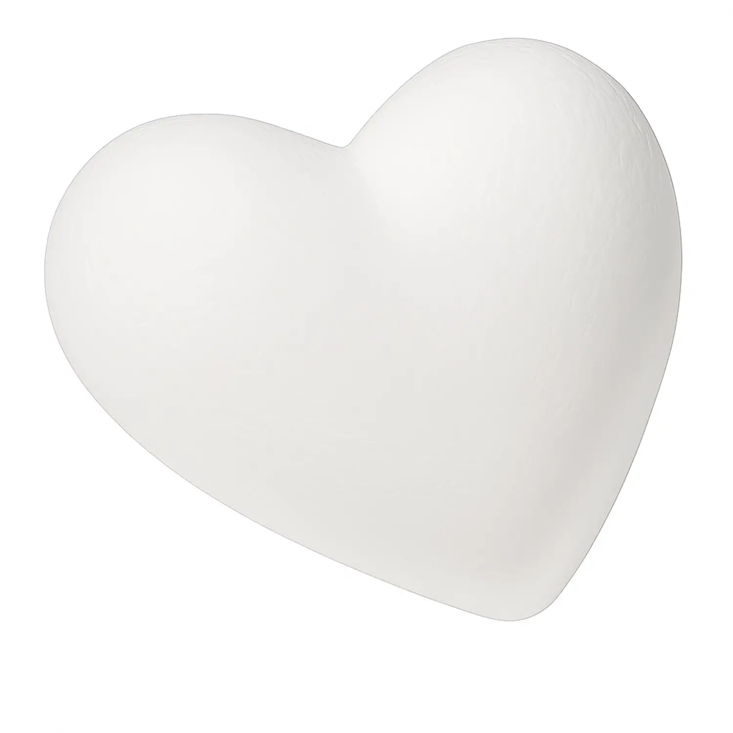 Cuore in Polistirolo – 11 cm - Cellulosa Plastica Polistirolo