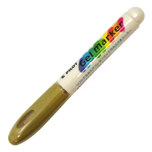 Gel Marker Pilot Gold – Pennarello Gel Oro, Effetto Brillante - Pennarelli