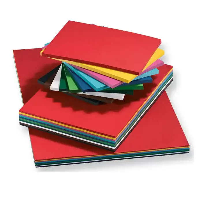 Cartoncino Colorato Pesante Premium 100 Fogli 50x70cm - Carta e cartoncino