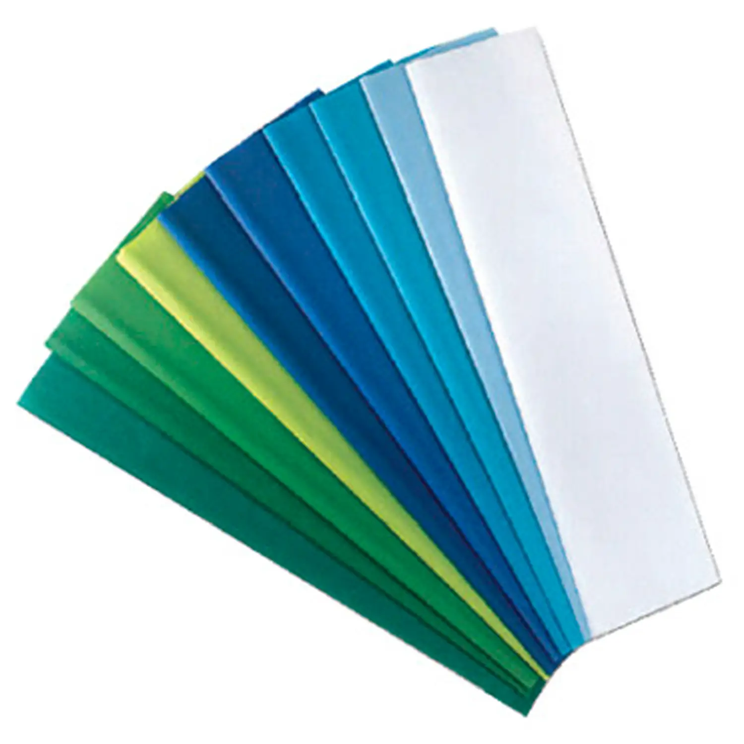 Carta Velina Assortimento Tinte Fredde - 50x70 cm - Confezione 20 Fogli - Carta e cartoncino