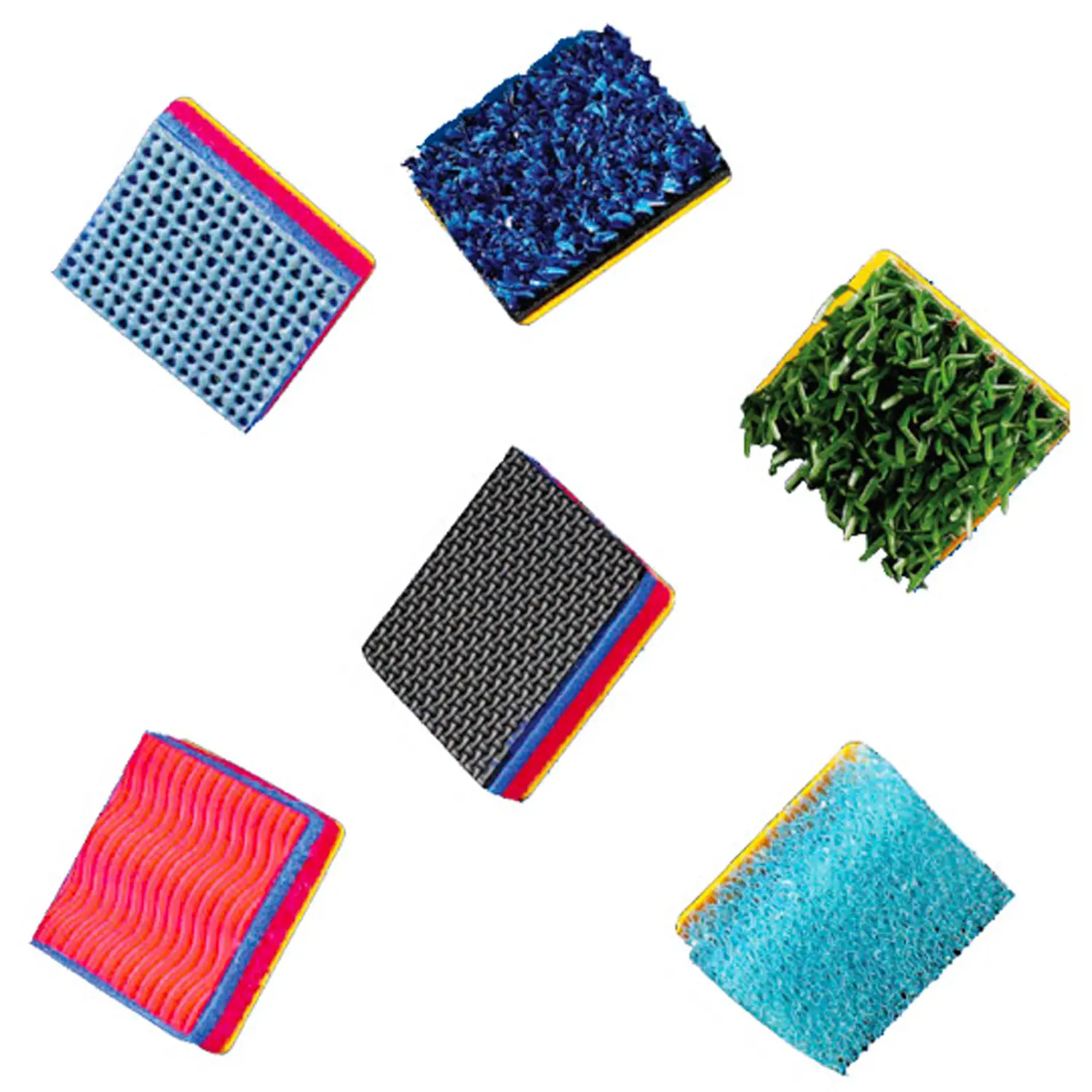 Timbri Texture per Bambini – Set 6 Timbri con Trame e Impugnatura - Rulli, spugne e timbri