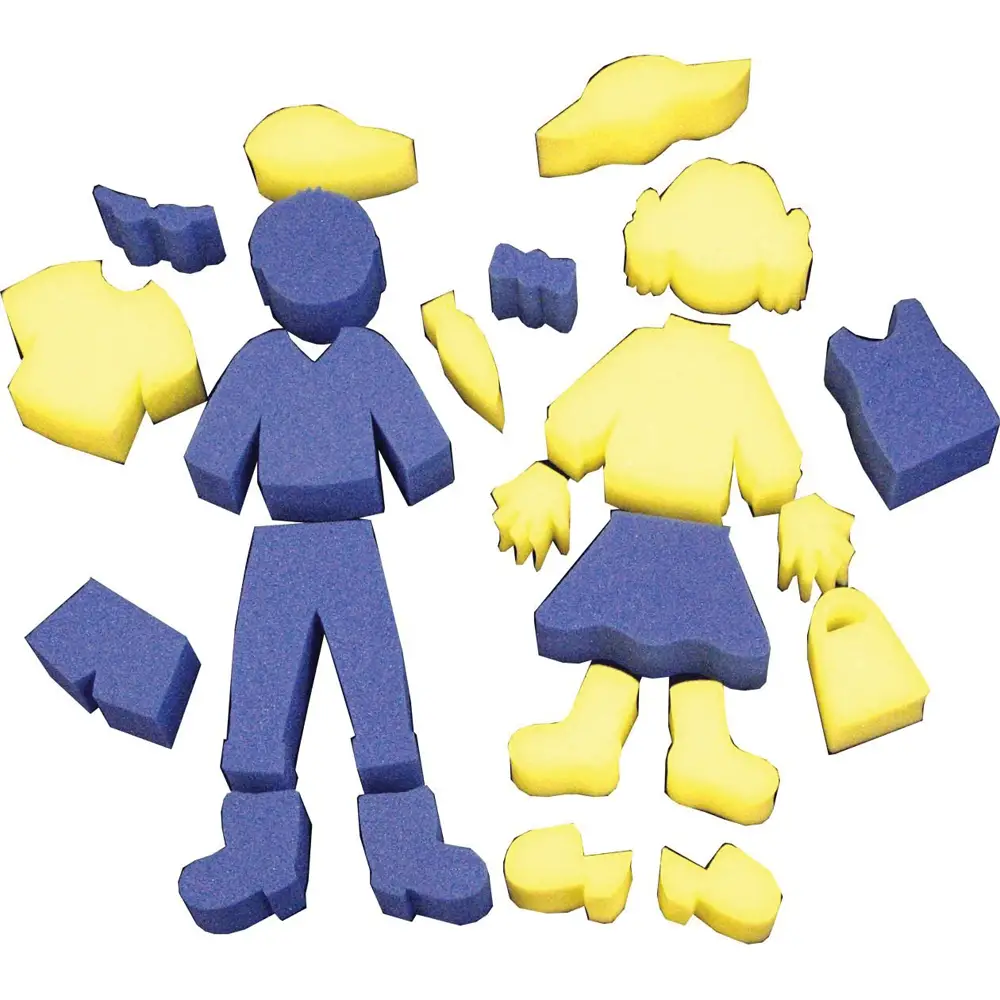 Spugnette Sagomate Personaggi – Set 24 Soggetti - Rulli, spugne e timbri