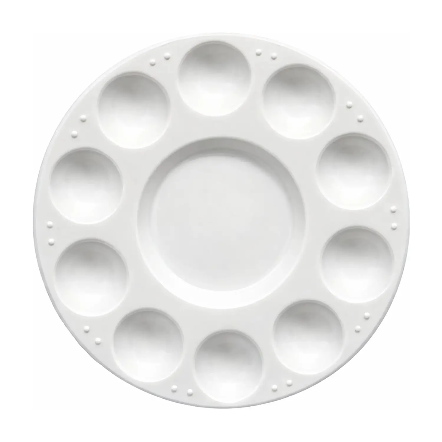 Tavolozza Sole Ø 17 cm – 9 Vaschette + 1 Centrale - Pennelli e accessori
