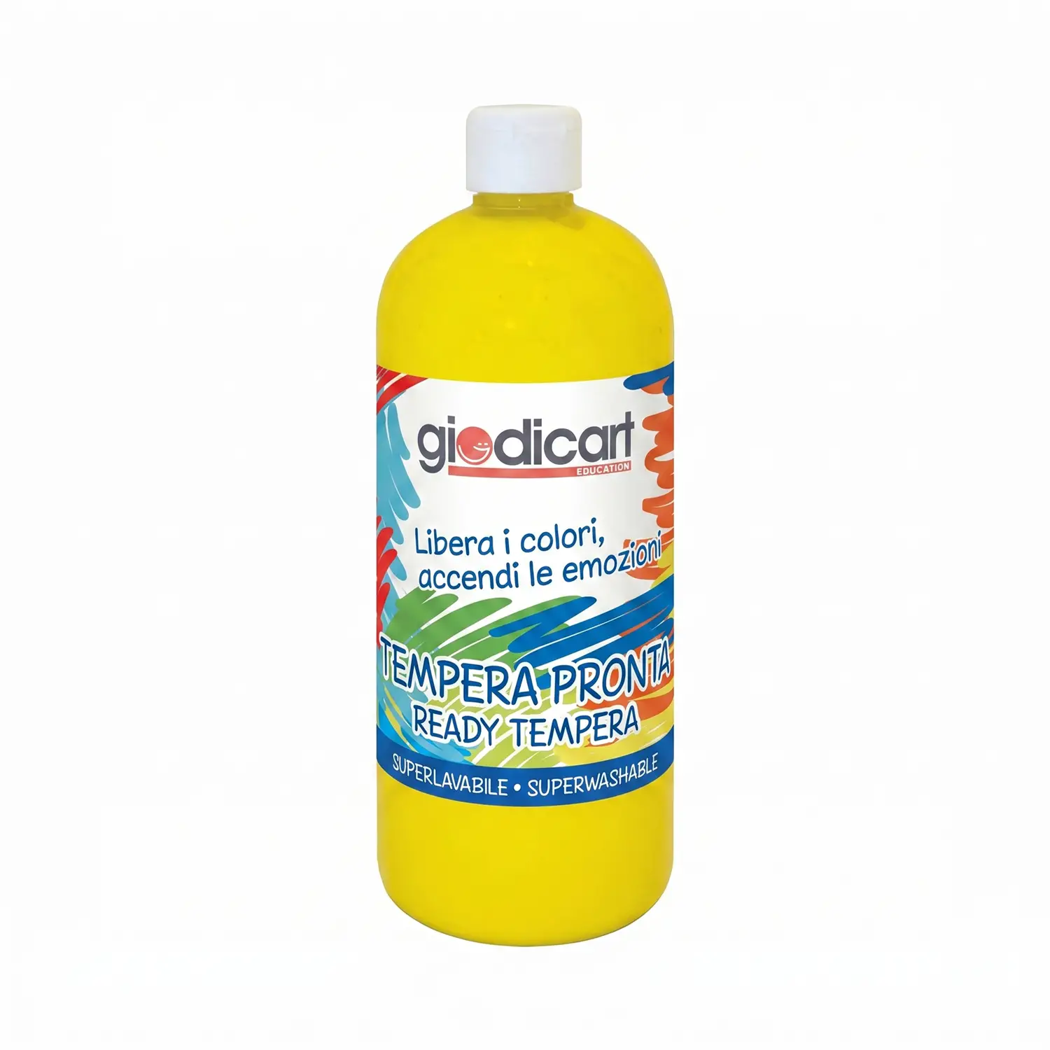 Tempera Pronta Giodicolor 1000 ml Giallo Primario - Tempere