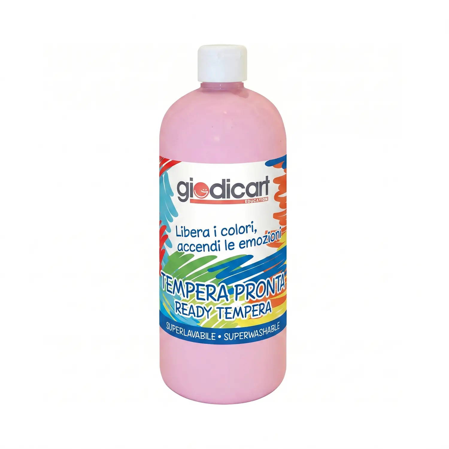 Tempera Pronta Giodicolor 1000 ml Rosa - Tempere
