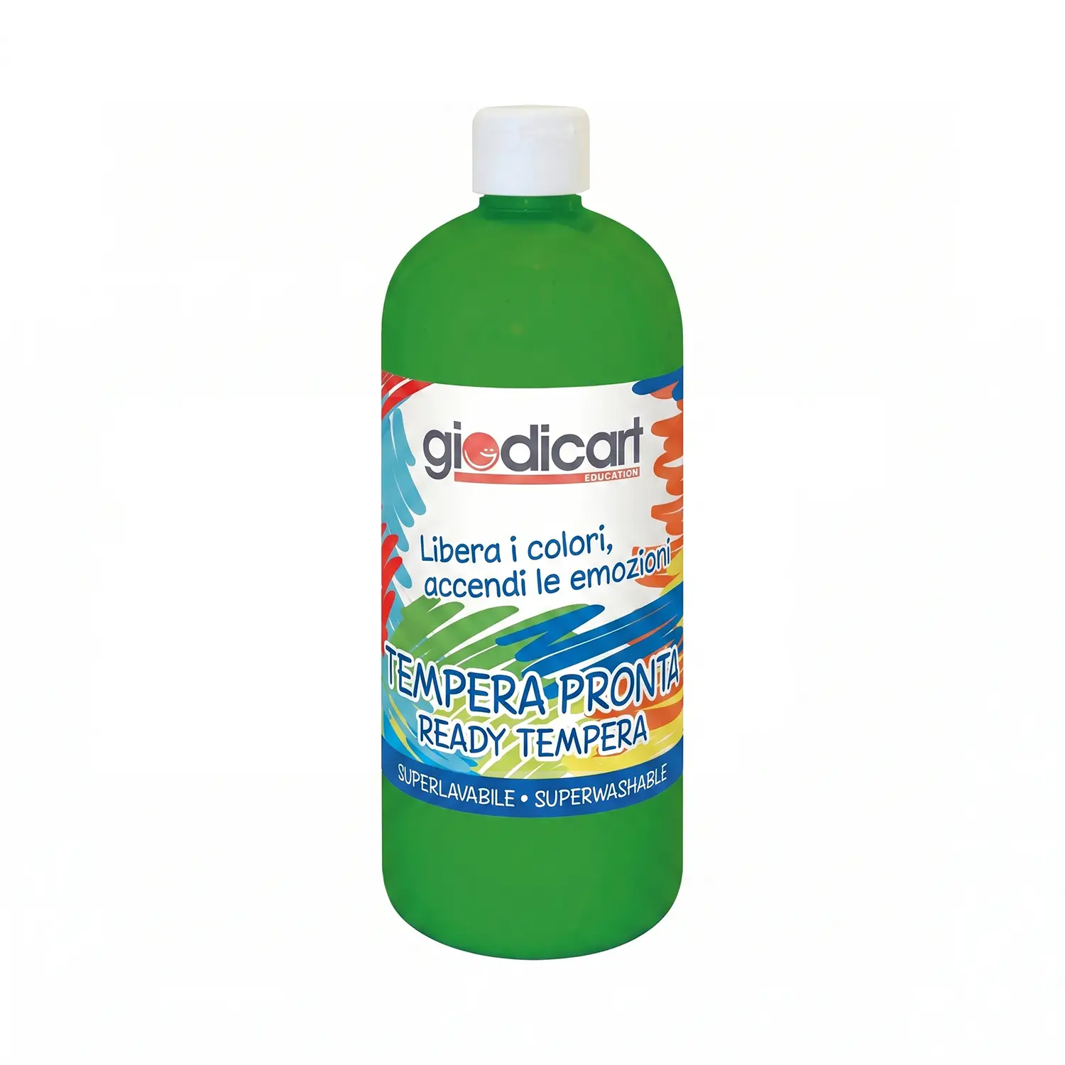 Tempera Pronta Giodicolor 1000 ml Verde Smeraldo - Tempere