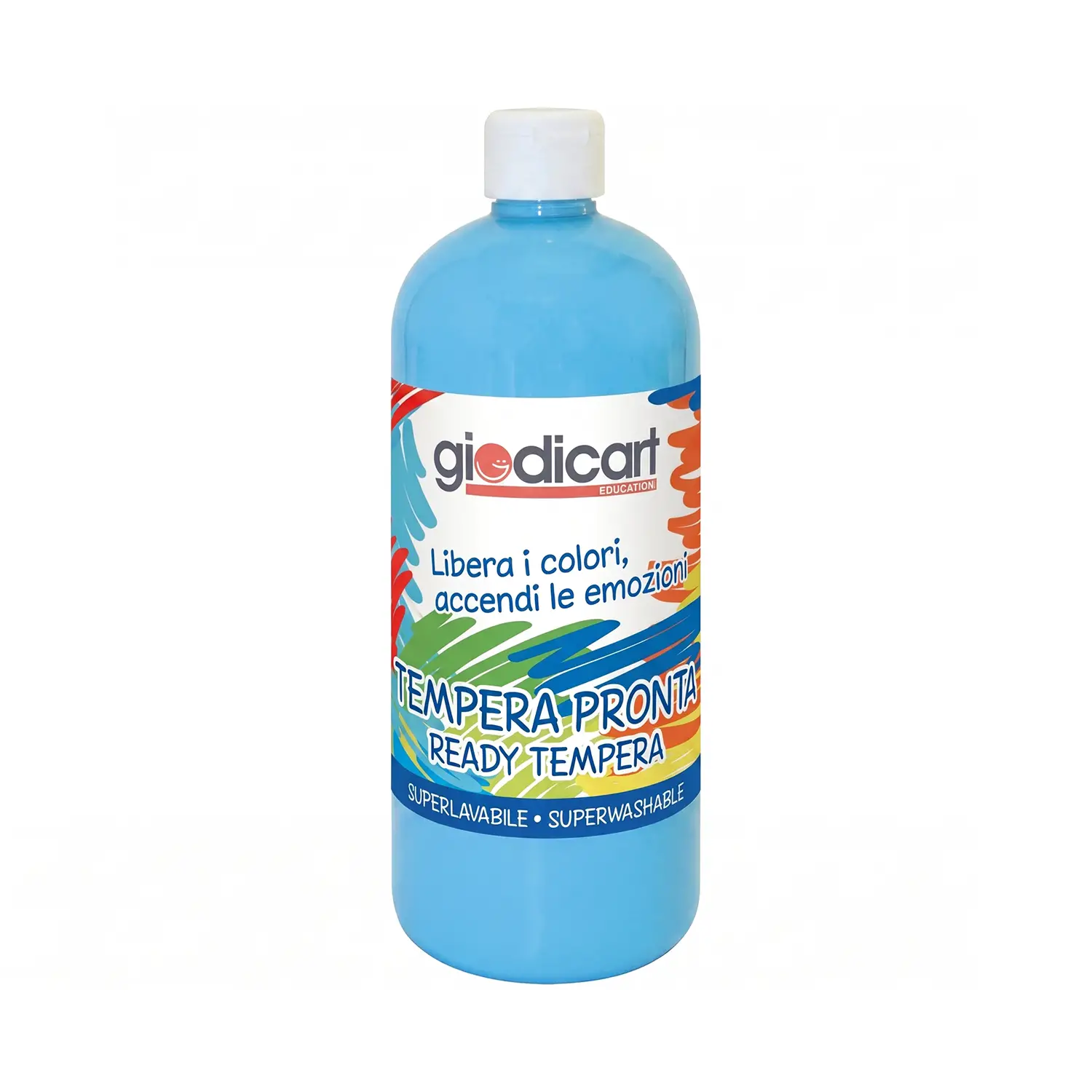Tempera Pronta Giodicolor 1000 ml Blu Primario - Tempere