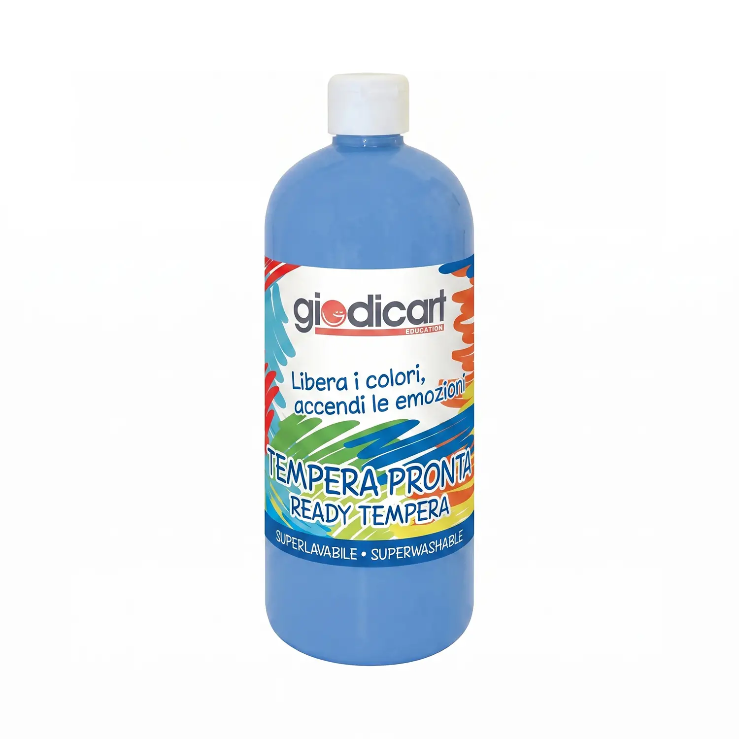 Tempera Pronta Giodicolor 1000 ml Blu Cobalto - Tempere