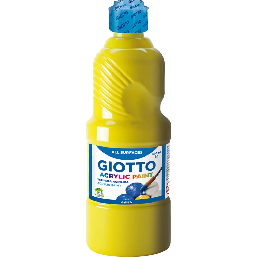 Tempera Acrilica Giotto 500 ml – Giallo - Tempere