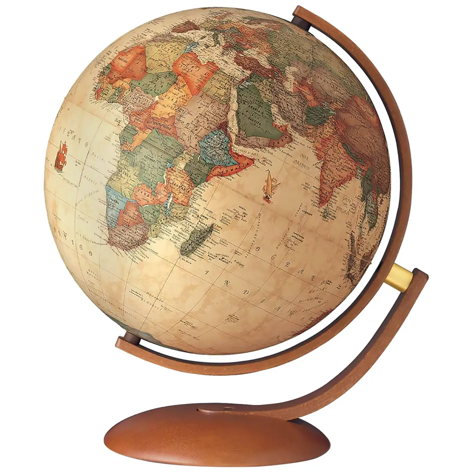 Mappamondo Luminoso Globo Optimus Antico 30cm. Nova Rico - Geografia e scienze naturali
