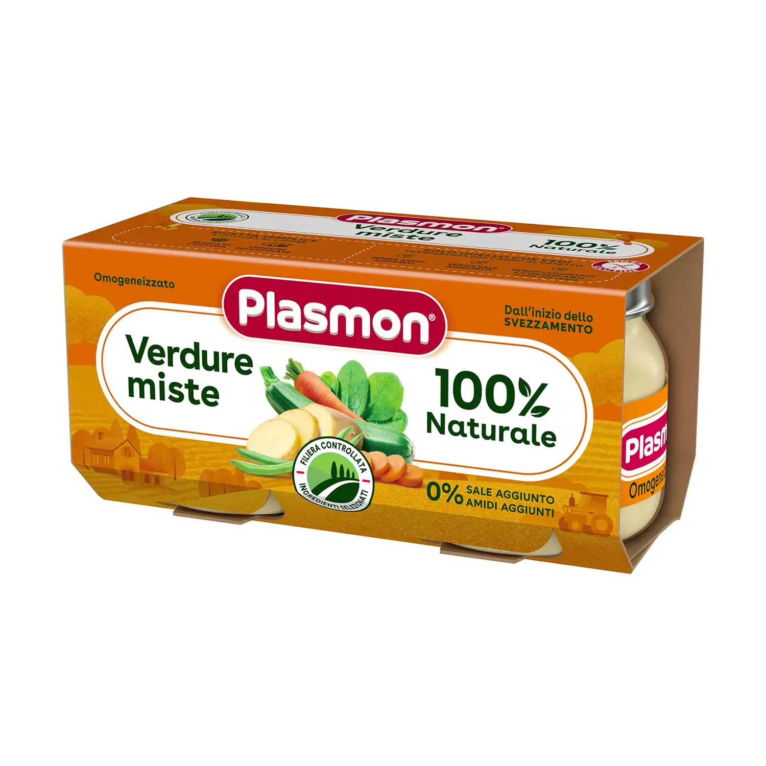 Omogeneizzato Verdure 2x80 gr. Verdure Miste - omogeneizzati