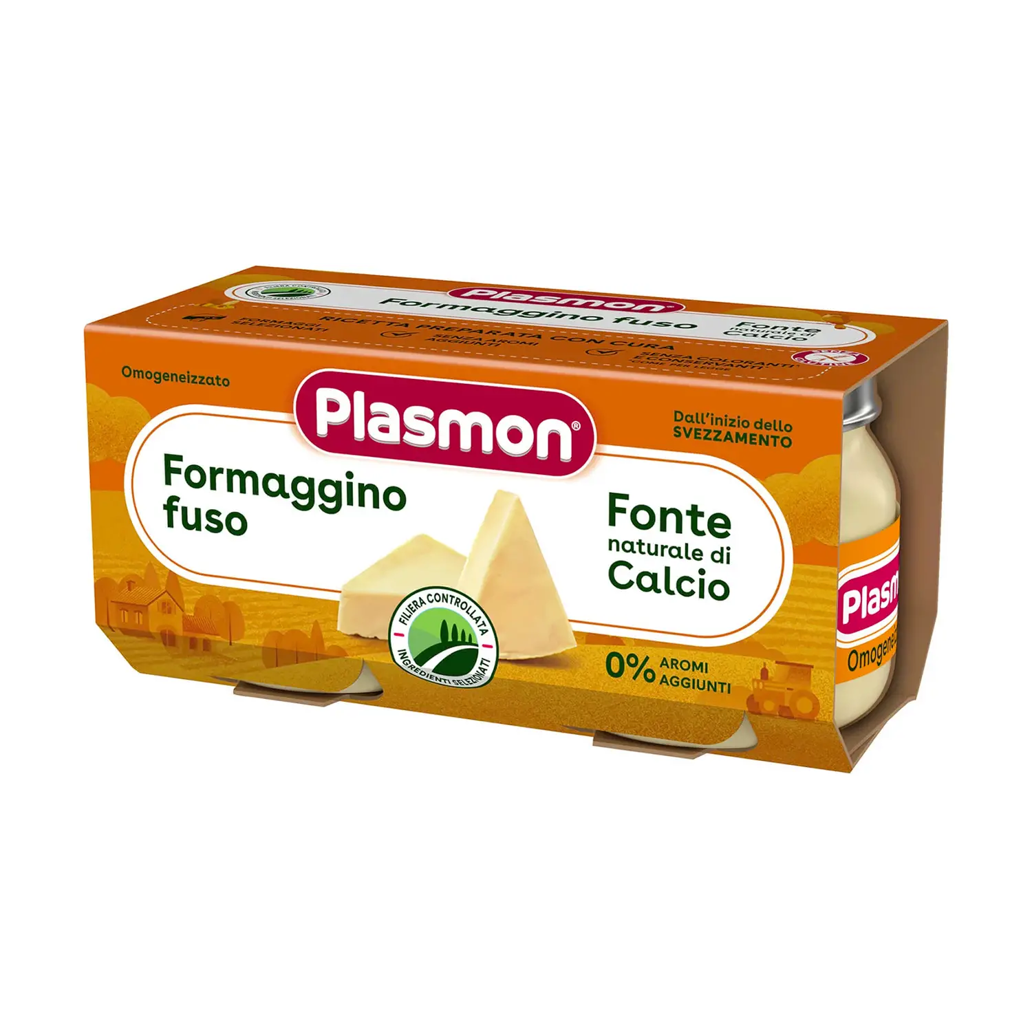Omogeneizzato Formaggino 2x80 gr. Classico - omogeneizzati