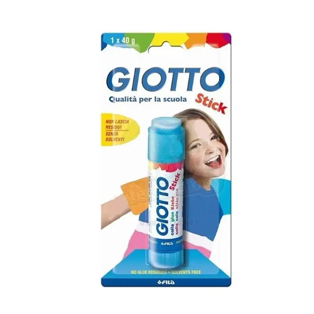 Colla Stick Giotto per la Scuola - 40 gr - Blister 1 Pezzo - Nastri adesivi e colle