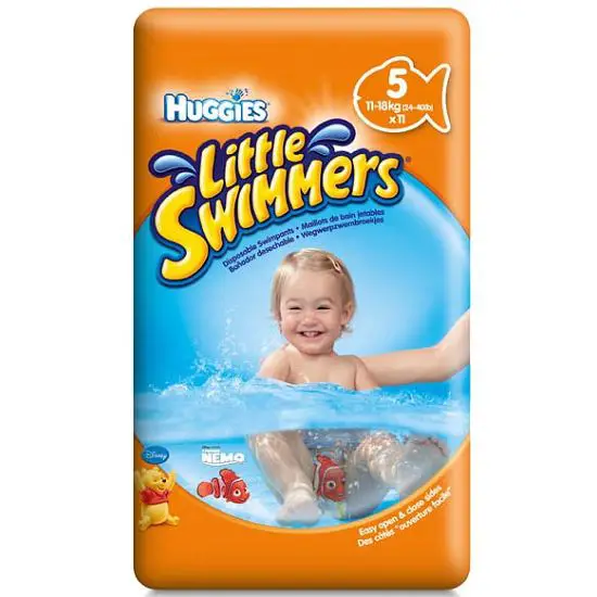 Pannolini Huggies Little Swimmers - Taglia 5 - 11-18 Kg - 11 Pezzi - pannolini e salviettine