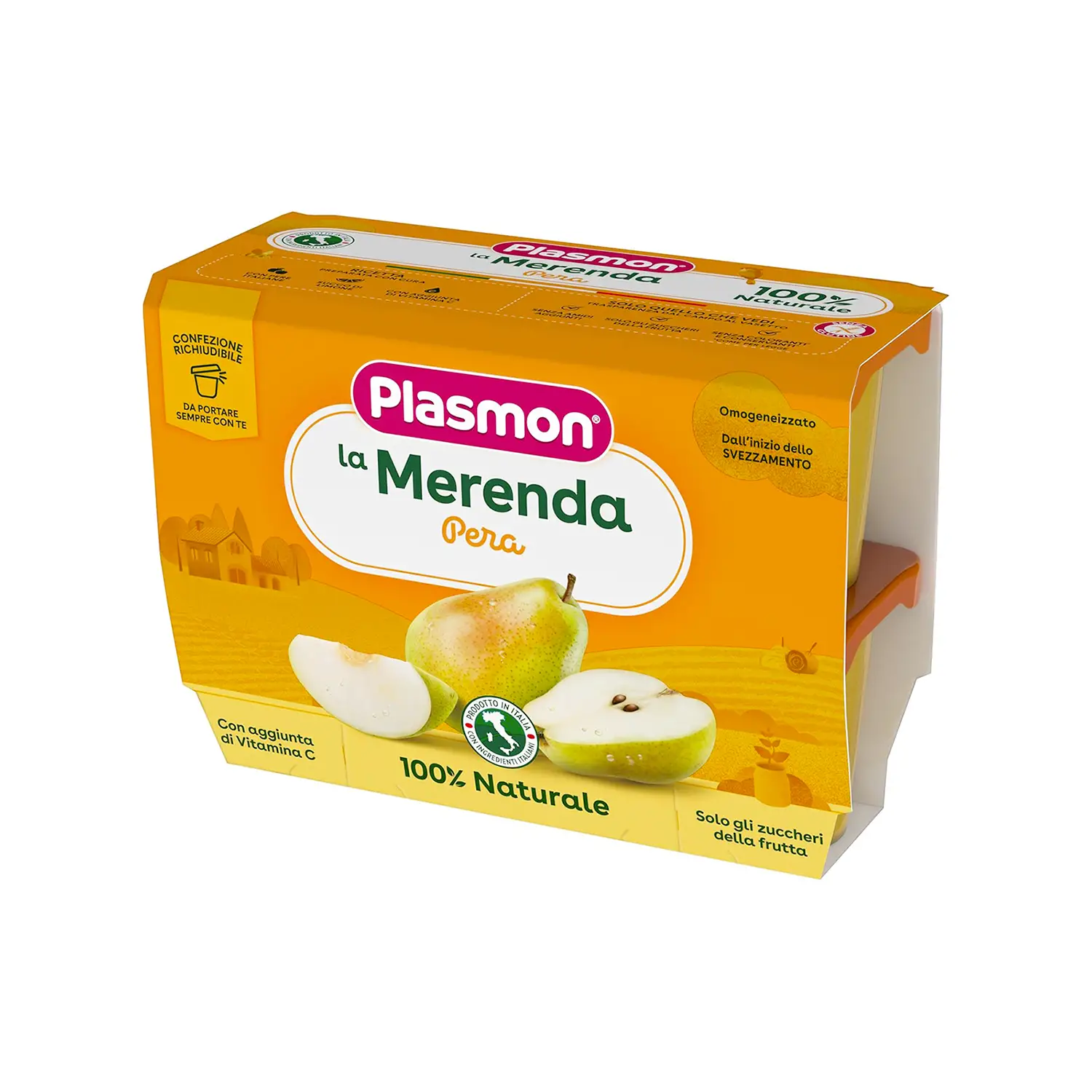 Omo Sapori di Natura gr. 100x4 Pera - omogeneizzati
