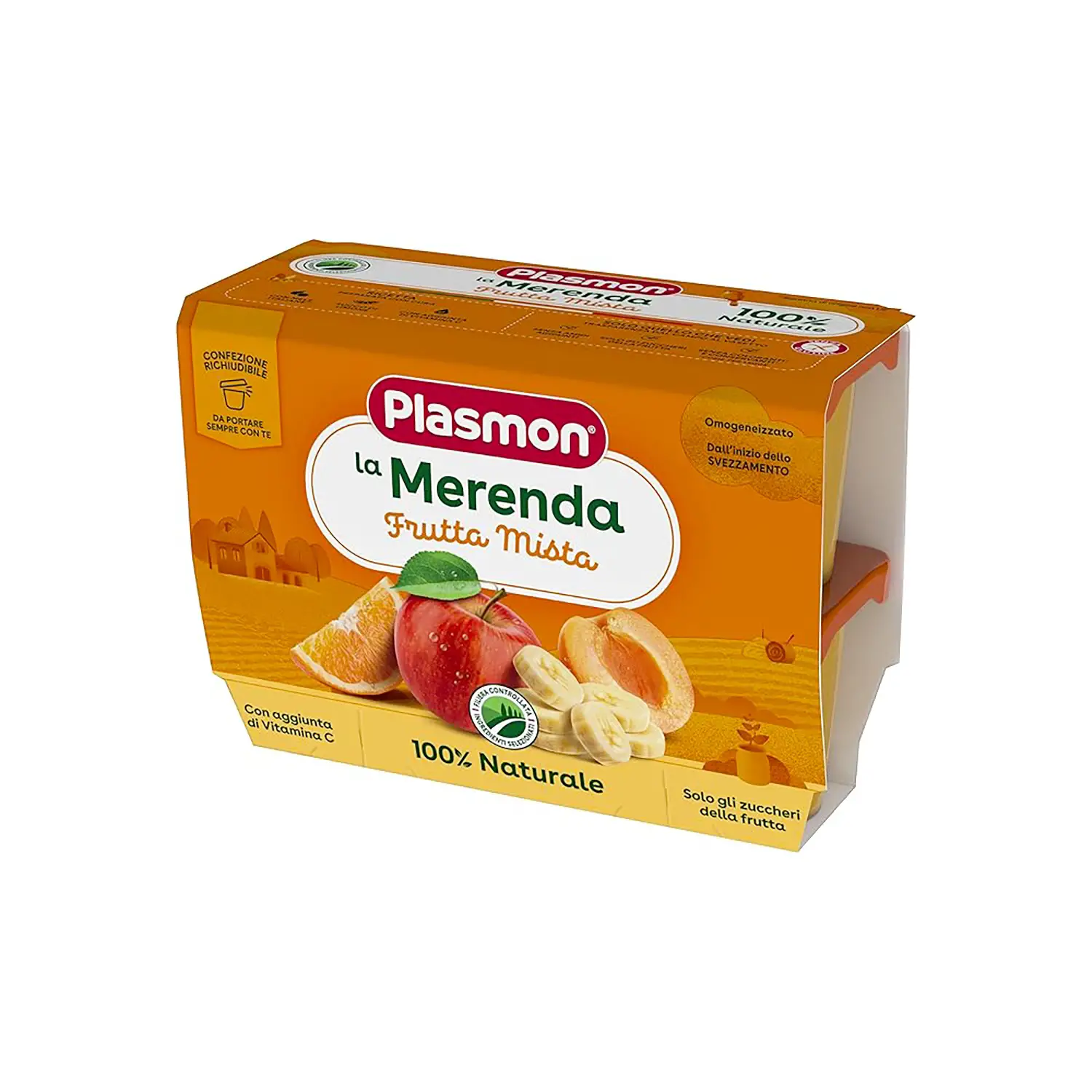 Omo Sapori di Natura gr.100x4 Frutta Mista - omogeneizzati