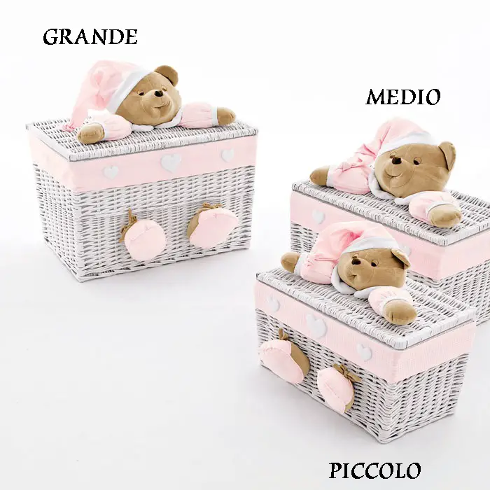 Baule Piccolo Puccio Rosa - complementi d'arredo