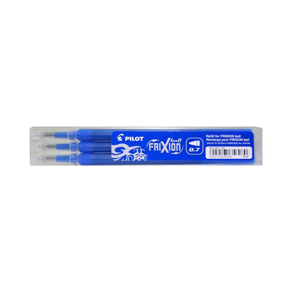 Set 3 Refill Sfera Frixion Blu 0.7 mm - penne pennarelli ufficio
