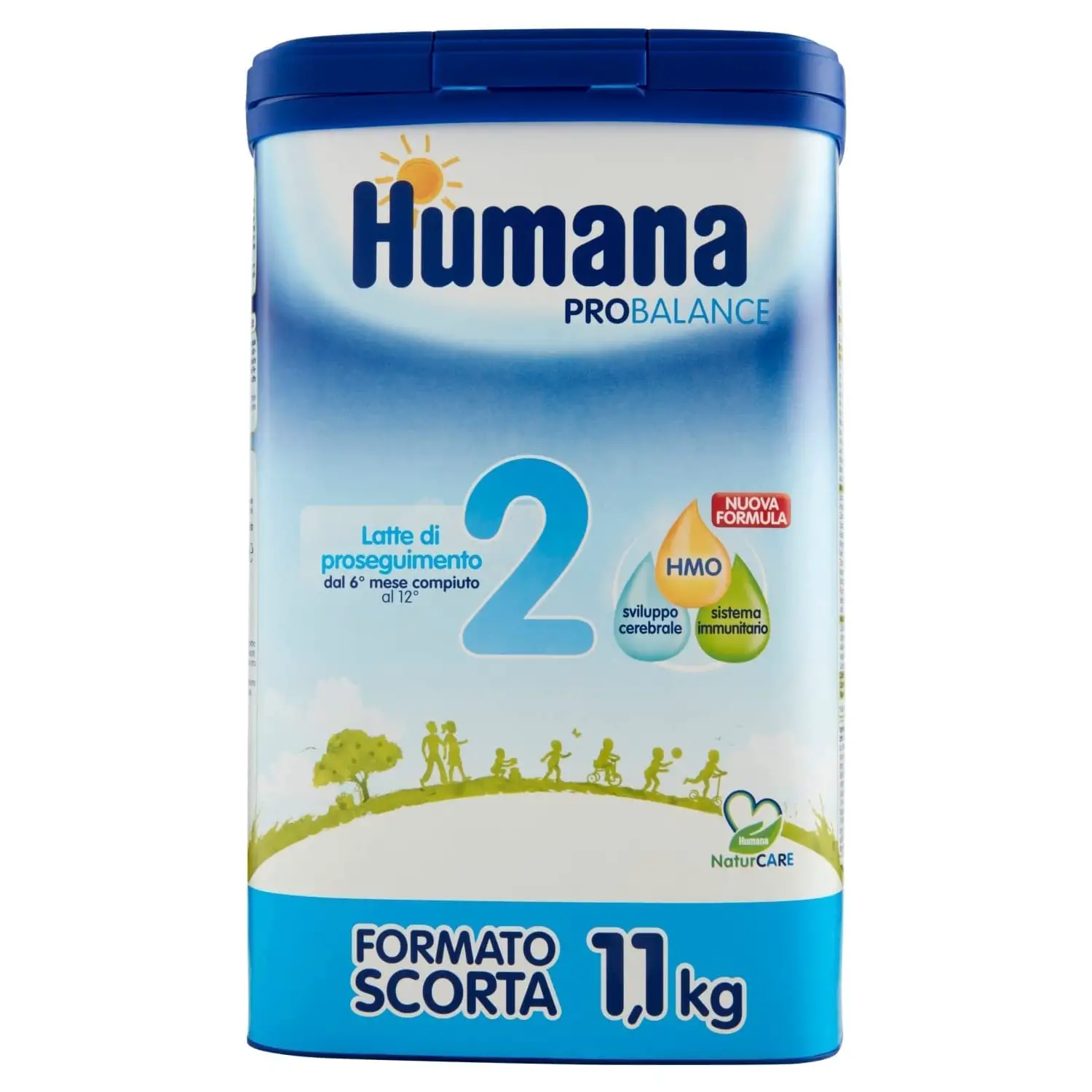 Humana Latte 2 ProBalance Polvere 1100 g – Latte di Proseguimento 6-12 Mesi - latti artificiali