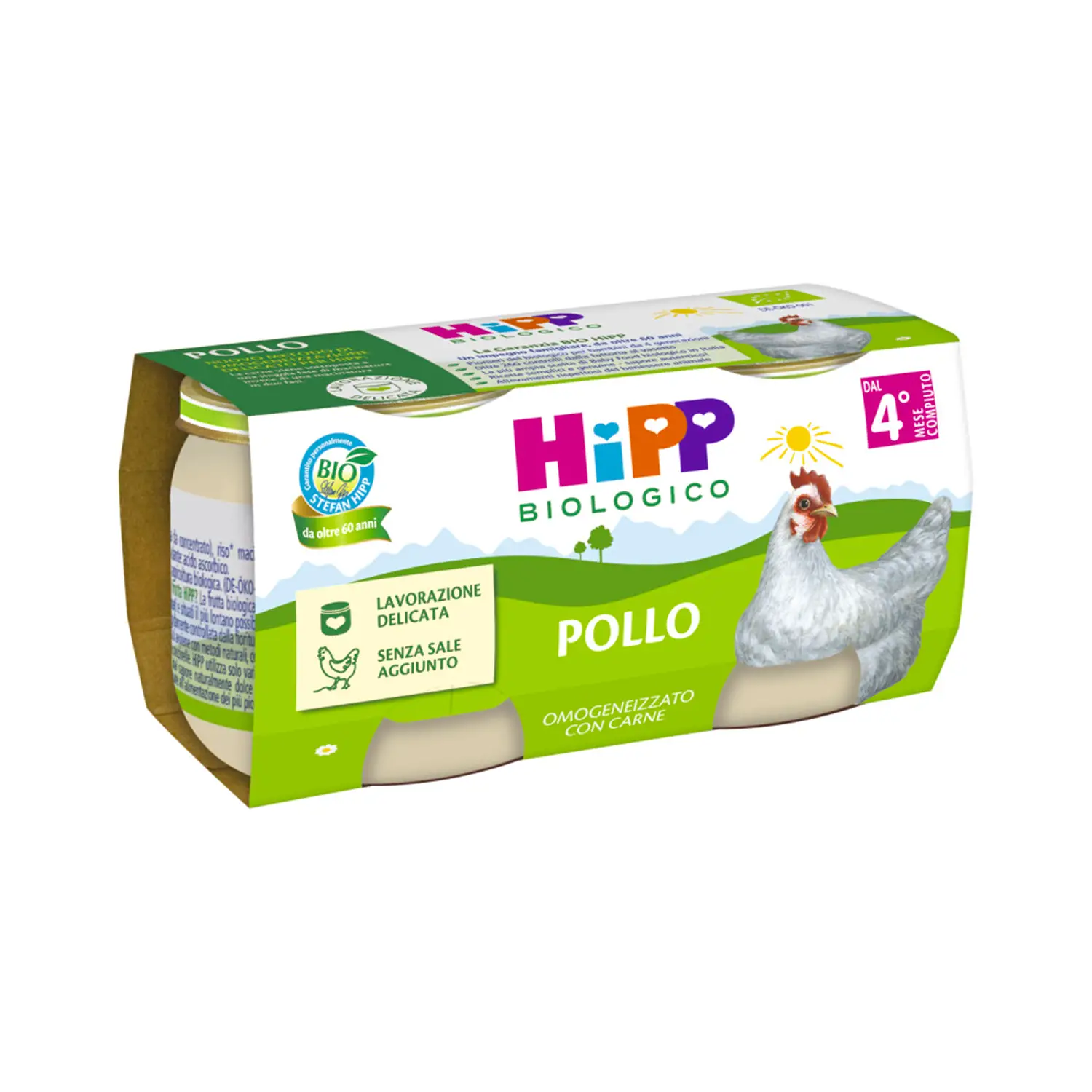 OMOGENEIZZATO CARNE BIO GR.80X2 POLLO - omogeneizzati