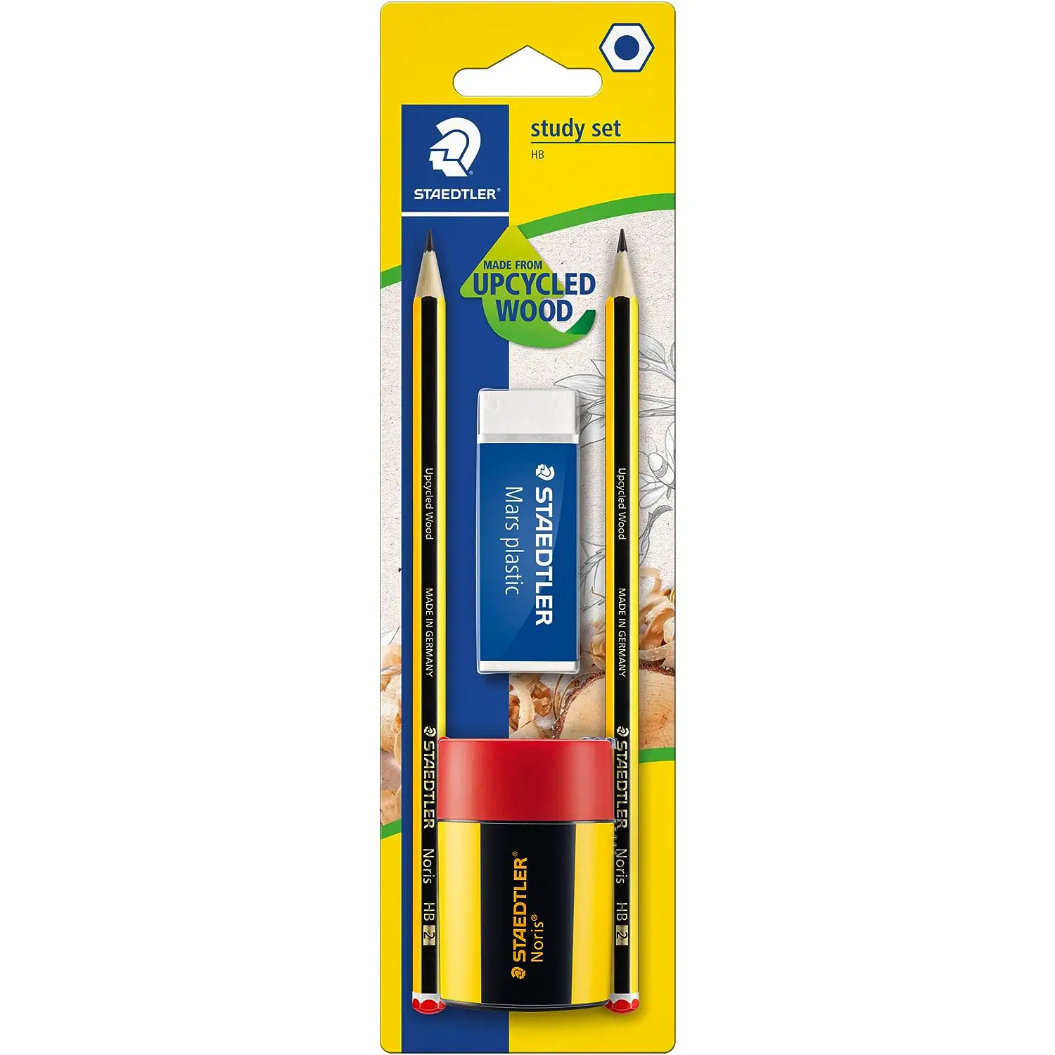 Set Scuola STAEDTLER – Matite, Gomma e Temperamatite con Serbatoio - Matite Temperini Gomme