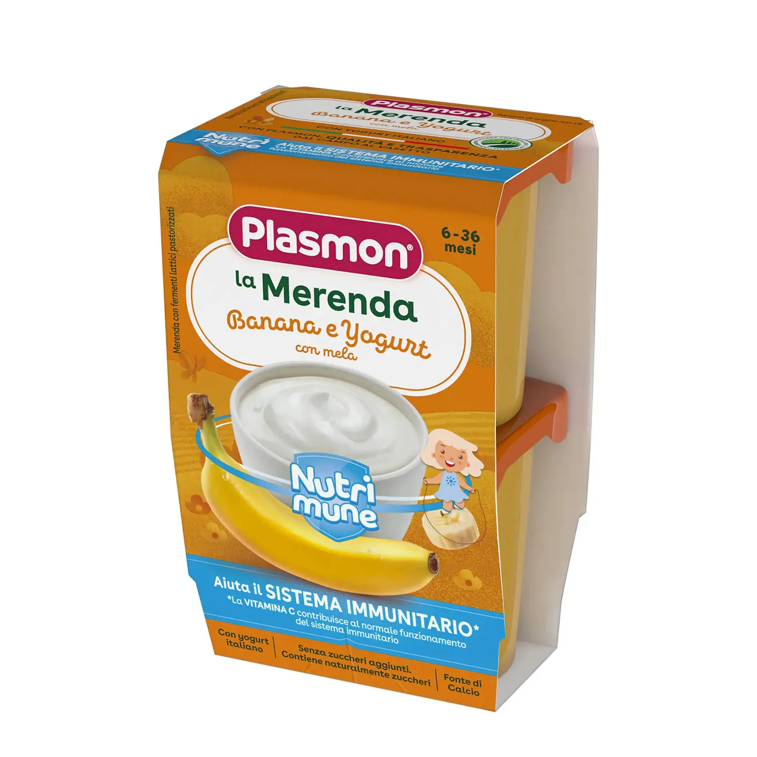 Sapori Di Natura Banana E Yogurt Gr.120x2 - merende