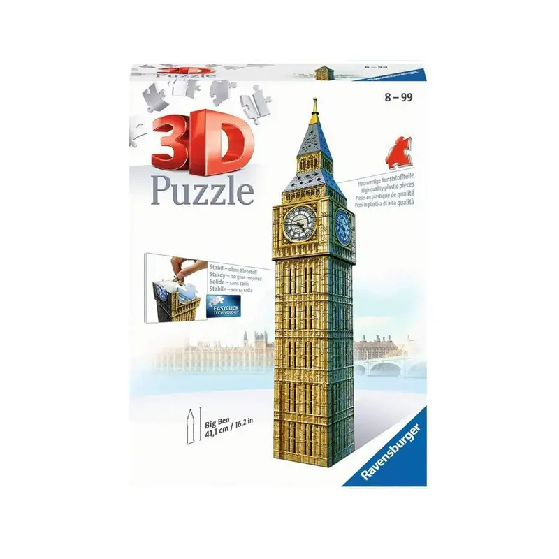 Puzzle 3D 216 Pezzi Big Ben - puzzle 3d